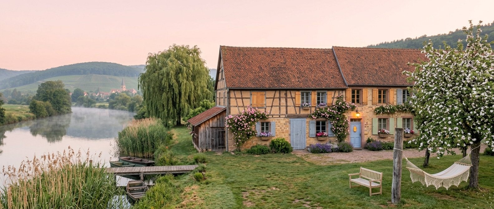 Le Gîte au Fil de l'Eau, au cœur de la campagne alsacienne